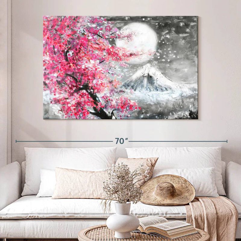 Harnek paysage enneigé Sakura, H 34 po x l 51 po