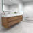 84'' Double Bathroom Vanity with Acrylic Top-1323390675