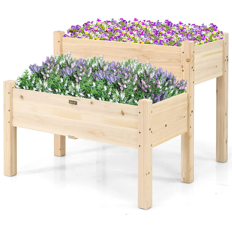 Wood Elevated Planter
