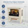 Country Living Smart Infrared Electric Fireplace Stove Heater, Alexa and Google Home Compatible