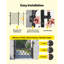 Single Folding Security Gate Lockable Scissor Gate-115238997