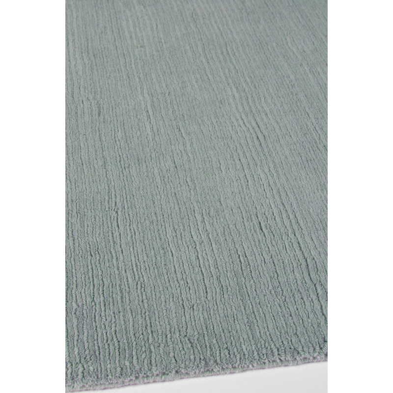 Farrow & Ball Cut & Loop Stripe Lots Blue Area Rug, Rectangle 5' x 7'6"