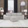 Flex Upholstered Modular Wide Arm Sofa With Storage Ottoman