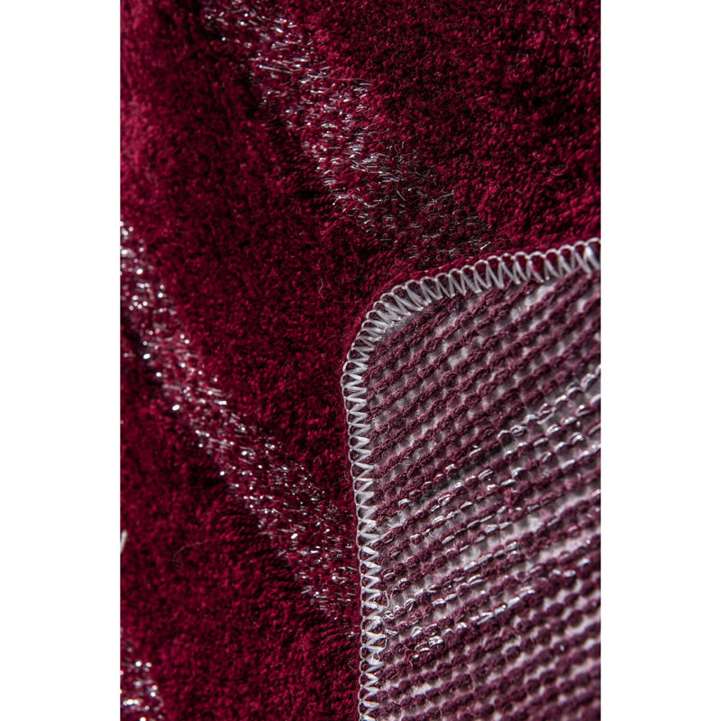 Premium Acrylic Bathmat, Cherry Color, 27.6 x 47.2 inches | 100% Acrylic, 18-30 mm Pile Height | Antibacterial, Non-Slip Underside, Machine Washable | Soft, Durable, Ideal for Bathroom Comfort & Safety