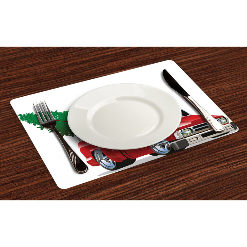 Ofelia Christmas Farm Truck Placemat