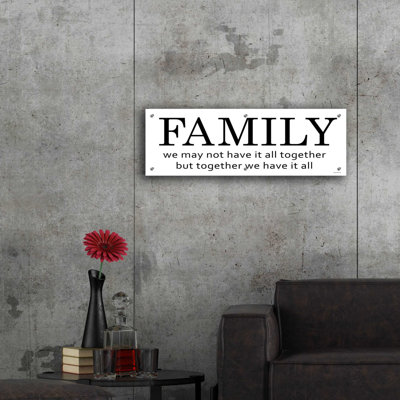 Famille - art textuel sans cadre
