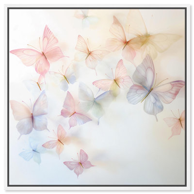 Gossamer Flutter Canvas Butterfly Art by Art Remedy