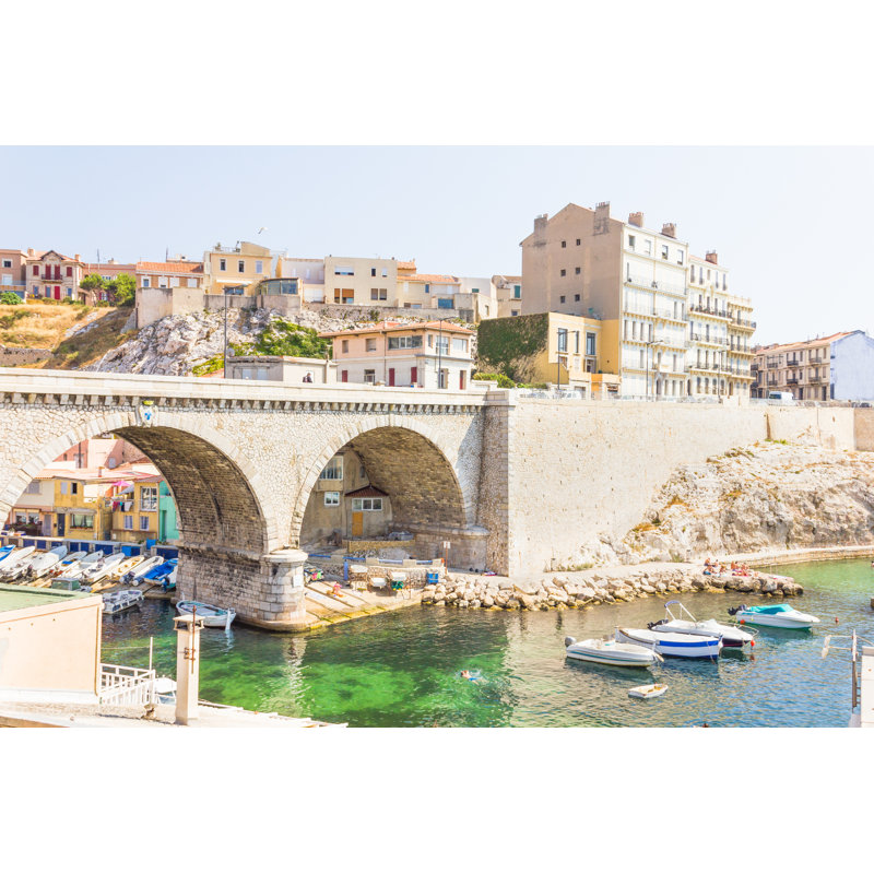 The Vallon Des Auffes, Marseilles, France by Gianliguori - Wrapped Canvas Print, 30cm H x 46cm W