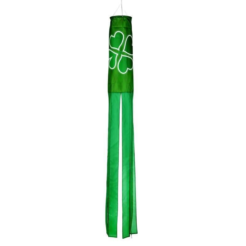 Double Sided 60'' H x 60'' W Polyester St. Patrick's Day Wind Sock