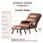 Alida 29.52'' Wide Lounge Chair and Ottoman-1989693922