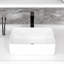 Lavabo de salle de bain rectangulaire en céramique Fulorni