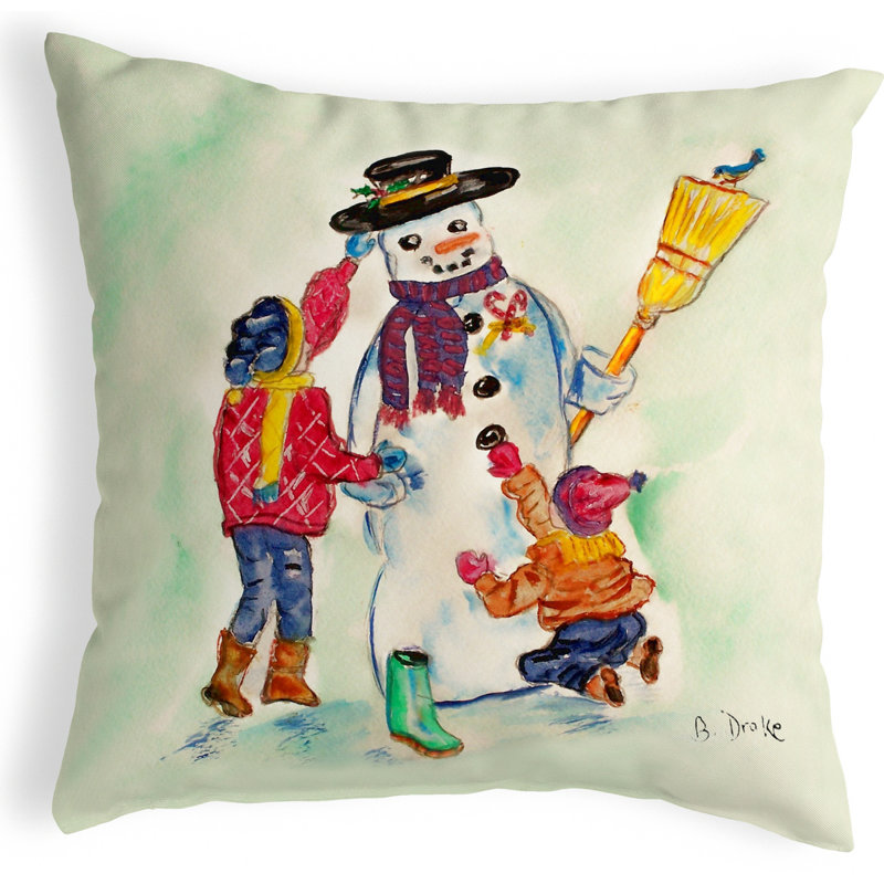  Coussin Snowman