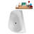 63" Streamline Soaking Freestanding Tub and Tray With Internal Drain-101697718