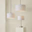 27.5cm H Cotton Drum Pendant Shade ( Screw On )-739123393-763534836