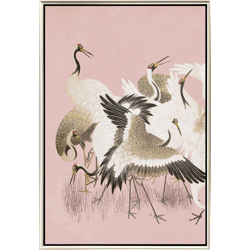 Curious Cranes - Plumule Print by Drammis Paragon