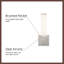 Vivi 14-in Black dimmable LED Wall Sconce-1262395303