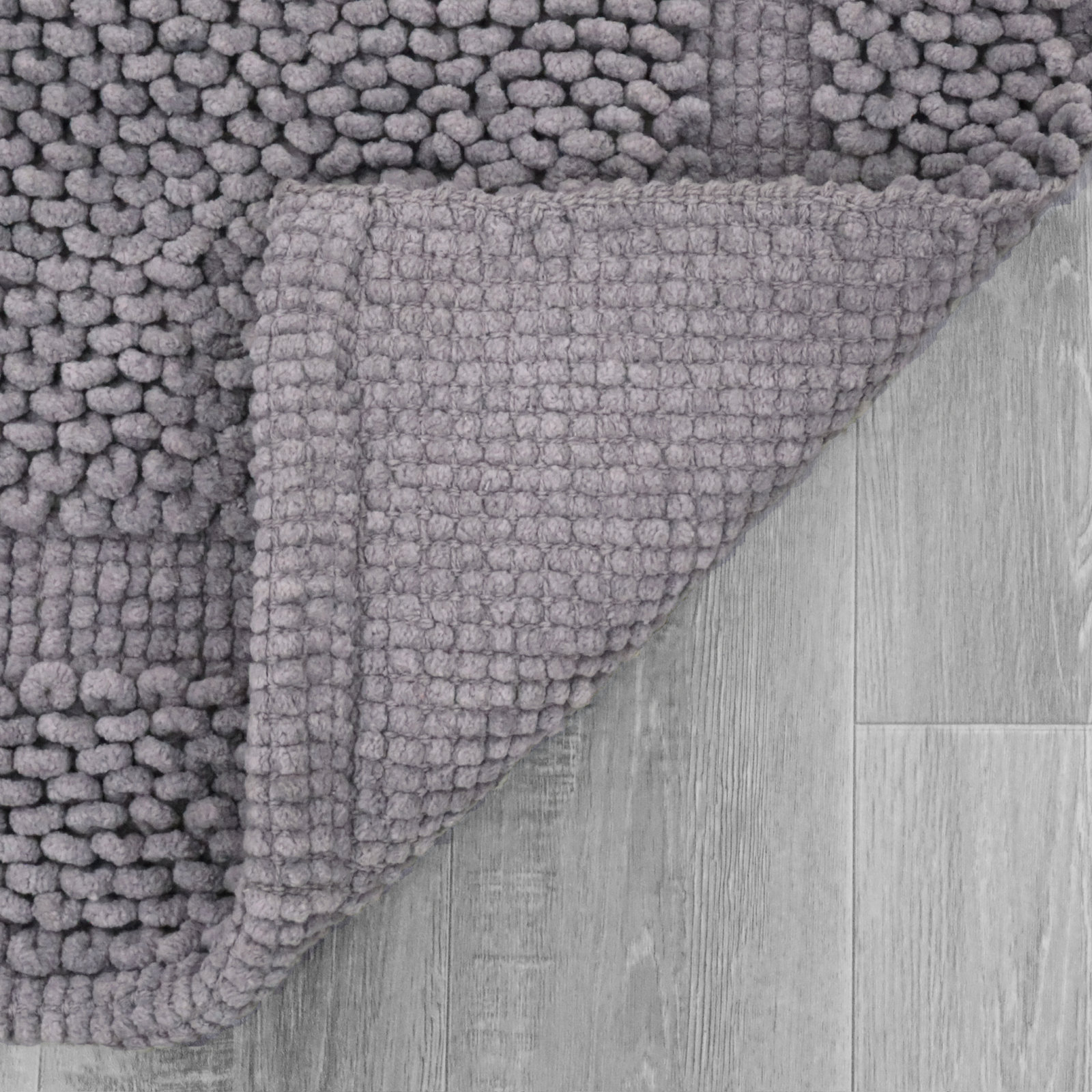 Payten Classic Cotton Bath Mat, Single - 20"W x 32"L, Charcoal