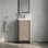Salle de bain Cary Floor H 32 ", une porte et deux tablettes intérieures, wengé noir