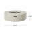 Outdoor 50,000BTU round concrete propane fire pit, without tank lid-660517434