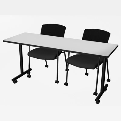 Table de conférence Regobe Kobe 48 x 24 po