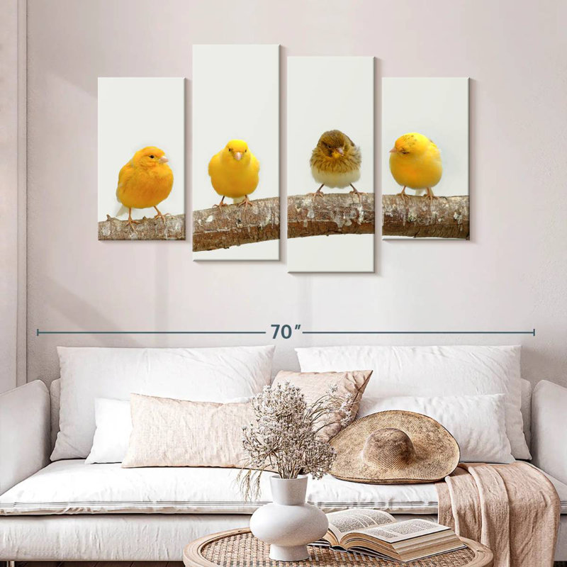 Brampt Four Canary Birds