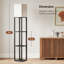 Lampe sur pied colonne 63 po avec tablettes et ampoule incluse-528398280