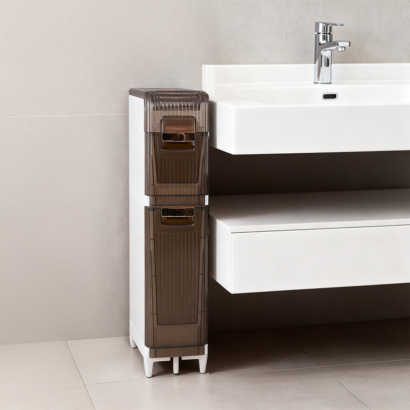 Plastic / Acrylic Freestanding Bathroom Cabinet