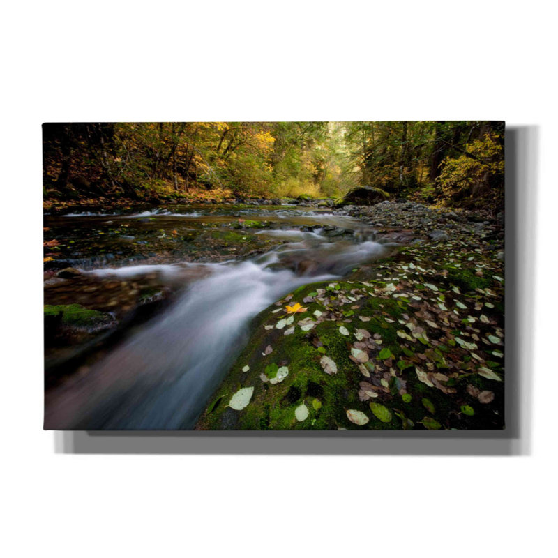 " Rushing Best " by Thomas Haney, 40" H x 60" W x 1.5" D