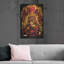 «Gas Mask Destroyed City» par Flyland Designs, art mural en métal-422028568