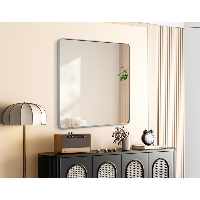 Miroir Erath, Argent argent, 48 po x 48 po