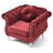 Farney Velvet Swivel Armchair-1524515542