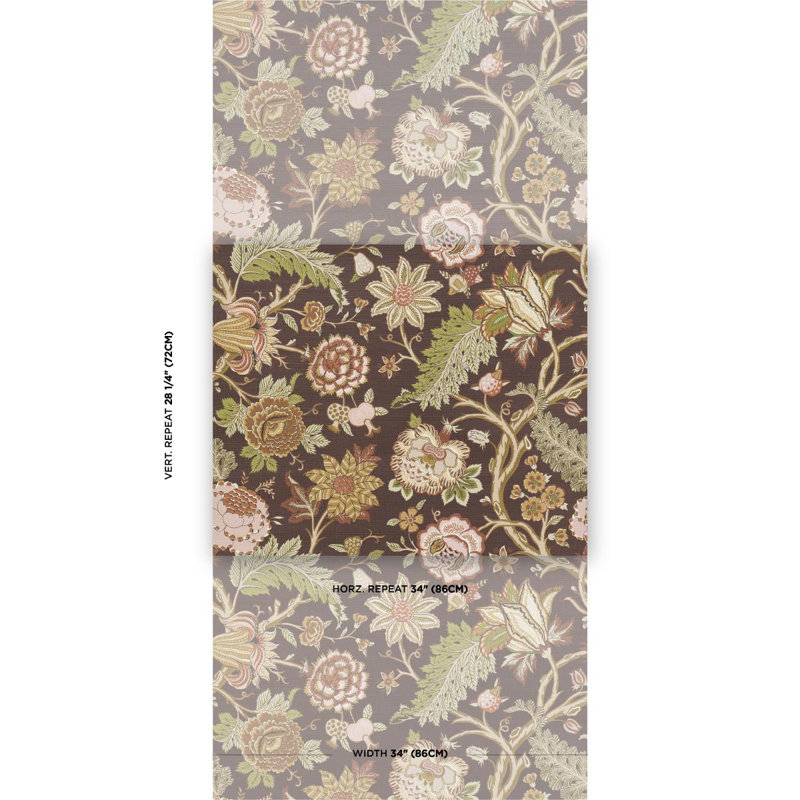 Darsy Tree Of Life Sisal Wallpaper, Sepia