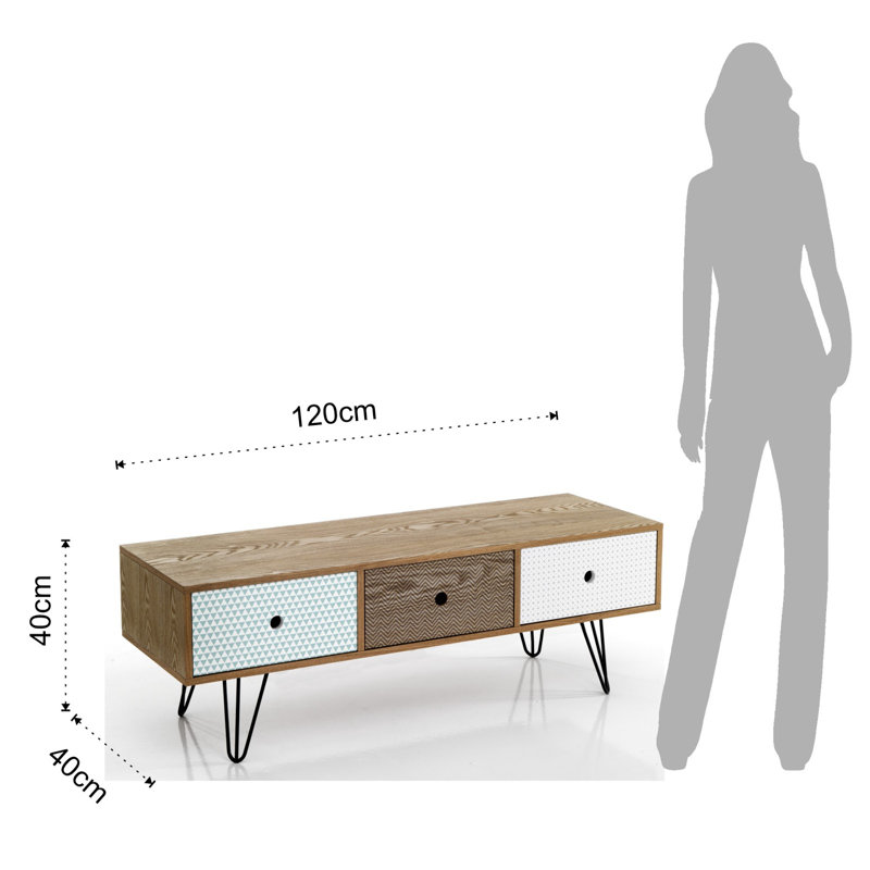 Quay Unfinished TV Stand