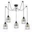 Murilda 5 - Light Black Cluster Pendant