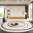 Semi-circle light luxury arc sofa-104901791-104901792