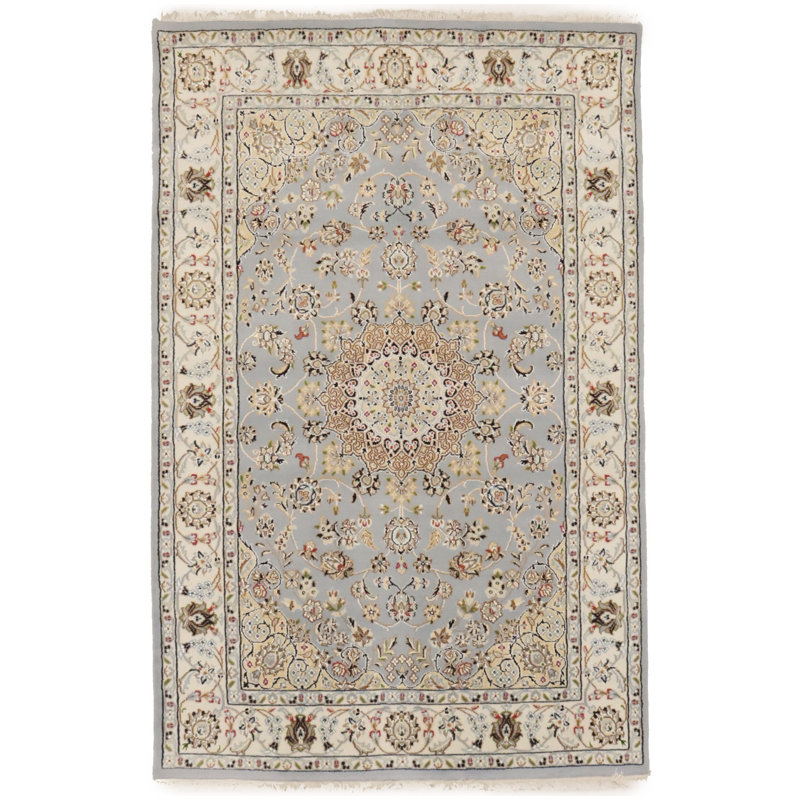 Nain Performance Hand Knotted Floral Indoor Rug