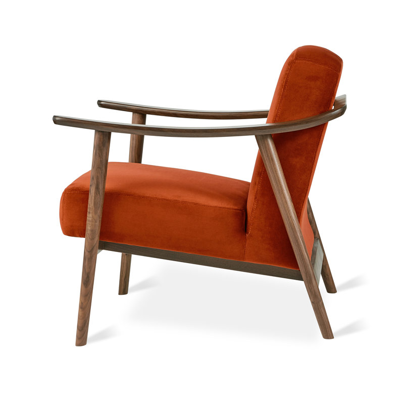Baltic Chair, Walnut, Velvet Russet Velvet