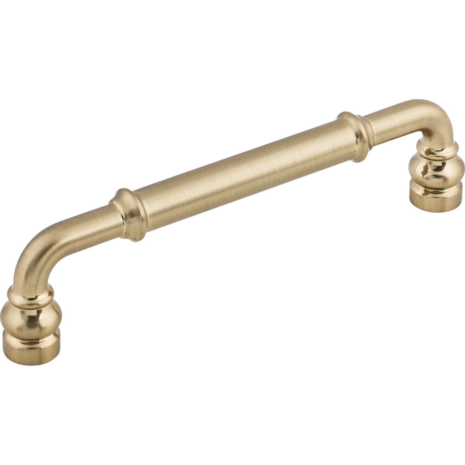 Brixton Bar Cabinet Pull, Honey Bronze, 5 1/16" Center to Center