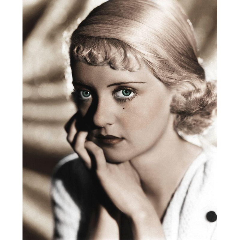 Art sur toile tendue avec galerie d'archives Lark Manor ™ Hollywood: Bette Davis (64_487122), H 18 po x l 15 po