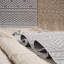 Tapis tissé et treillis 2x8 - tendance, teint, sans perte de poils, pour animaux de compagnie, facile à nettoyer, doux et lisse