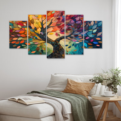 Yacine - Tree Of Life Canvas Wall Art Set