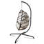 Fauteuil pivotant avec support en C-614204148