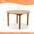 Audre Round Teak Outdoor Dining Table With Umbrella Hole , 47'' in. W 47.25'' in. D