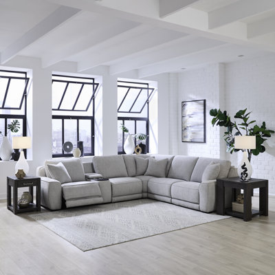 6 Piece Living Room Reclining Sectional