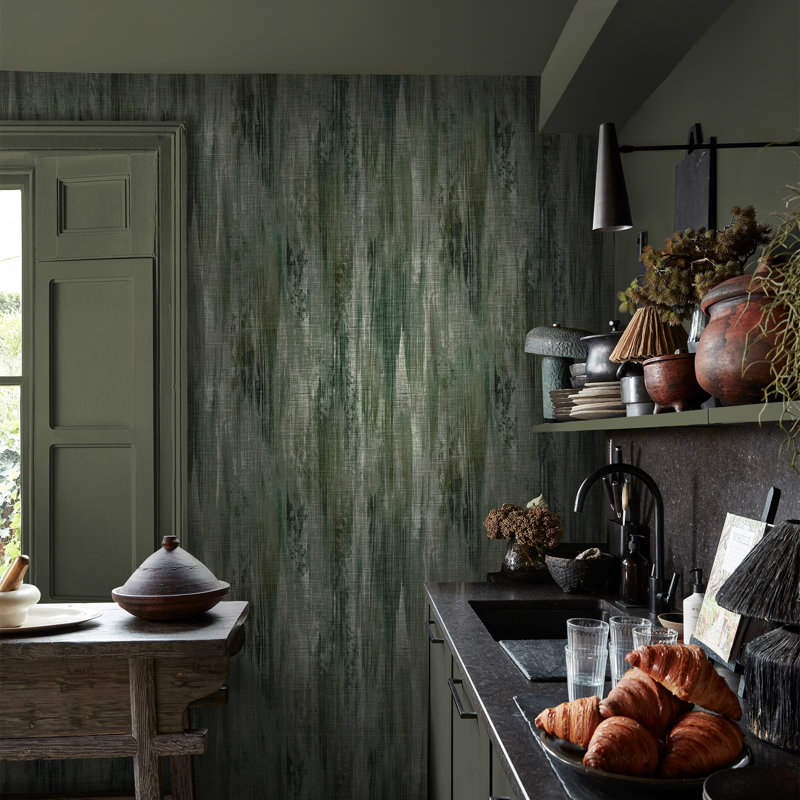 Wanderlust Ink Wallpaper, Oyster