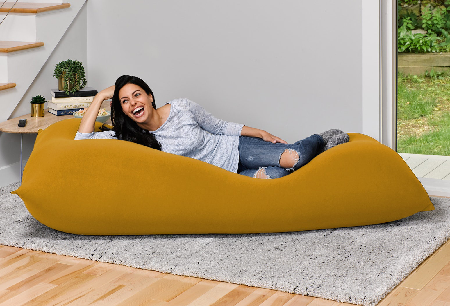 Yogibo Yogi / Indoor Cotton Bean Bag Sofa & Reviews Wayfair