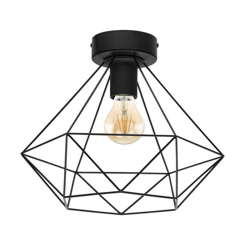 Bethania Flush Mount, Black