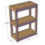24" W x 34" H Bathroom Shelf