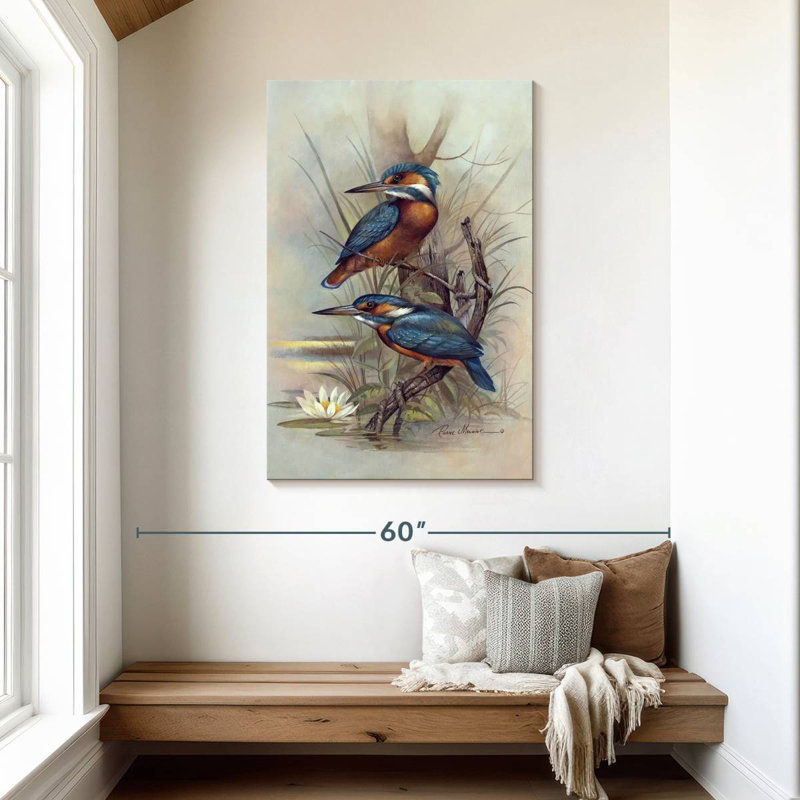 Brampt River Kingfisher, 45" H x 30" W