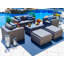Ensemble de patio complet en rotin 16 pièces avec coussins Sunbrella Yussuf-90611770